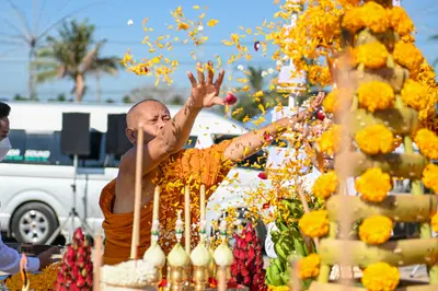 ประมวลภาพพิธีฉลองตราตั้ง–พัดยศ เจ้าคณะอำเภออัมพวา วัดจุฬามณี ปี ๒๕๖๖
