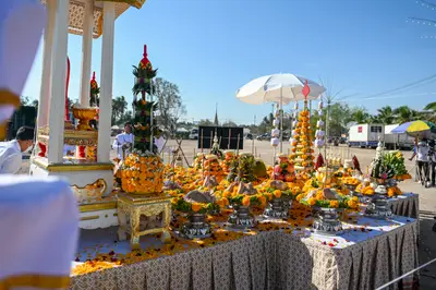 ประมวลภาพพิธีฉลองตราตั้ง–พัดยศ เจ้าคณะอำเภออัมพวา วัดจุฬามณี ปี ๒๕๖๖