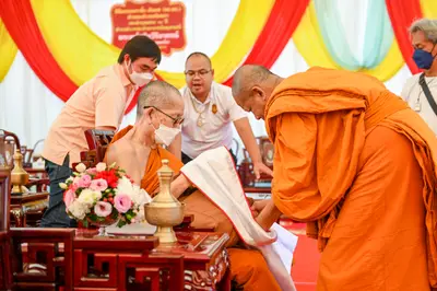 ประมวลภาพพิธีฉลองตราตั้ง–พัดยศ เจ้าคณะอำเภออัมพวา วัดจุฬามณี ปี ๒๕๖๖