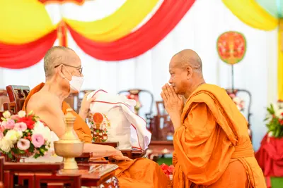 ประมวลภาพพิธีฉลองตราตั้ง–พัดยศ เจ้าคณะอำเภออัมพวา วัดจุฬามณี ปี ๒๕๖๖