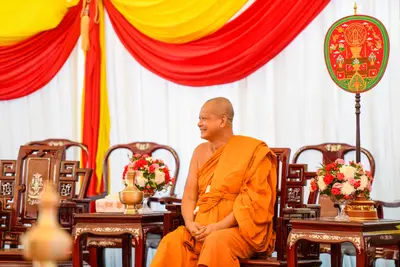 ประมวลภาพพิธีฉลองตราตั้ง–พัดยศ เจ้าคณะอำเภออัมพวา วัดจุฬามณี ปี ๒๕๖๖