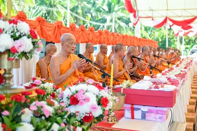 ประมวลภาพพิธีฉลองตราตั้ง–พัดยศ เจ้าคณะอำเภออัมพวา วัดจุฬามณี ปี ๒๕๖๖