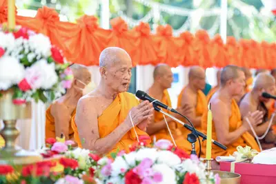 ประมวลภาพพิธีฉลองตราตั้ง–พัดยศ เจ้าคณะอำเภออัมพวา วัดจุฬามณี ปี ๒๕๖๖