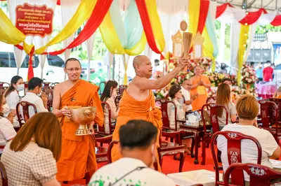 ประมวลภาพพิธีฉลองตราตั้ง–พัดยศ เจ้าคณะอำเภออัมพวา วัดจุฬามณี ปี ๒๕๖๖