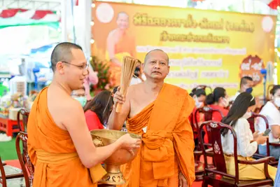 ประมวลภาพพิธีฉลองตราตั้ง–พัดยศ เจ้าคณะอำเภออัมพวา วัดจุฬามณี ปี ๒๕๖๖