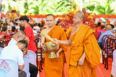 ประมวลภาพพิธีฉลองตราตั้ง–พัดยศ เจ้าคณะอำเภออัมพวา วัดจุฬามณี ปี ๒๕๖๖