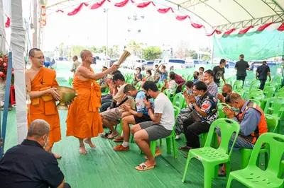 ประมวลภาพพิธีฉลองตราตั้ง–พัดยศ เจ้าคณะอำเภออัมพวา วัดจุฬามณี ปี ๒๕๖๖