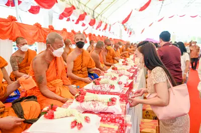 ประมวลภาพพิธีฉลองตราตั้ง–พัดยศ เจ้าคณะอำเภออัมพวา วัดจุฬามณี ปี ๒๕๖๖