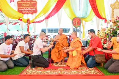 ประมวลภาพพิธีฉลองตราตั้ง–พัดยศ เจ้าคณะอำเภออัมพวา วัดจุฬามณี ปี ๒๕๖๖