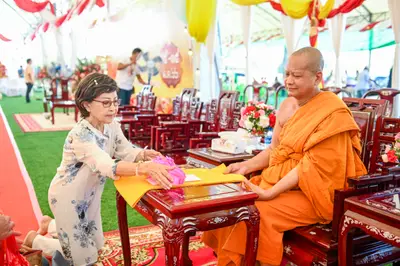 ประมวลภาพพิธีฉลองตราตั้ง–พัดยศ เจ้าคณะอำเภออัมพวา วัดจุฬามณี ปี ๒๕๖๖