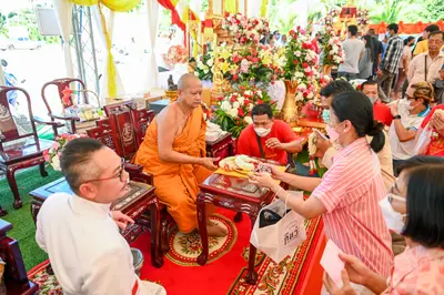 ประมวลภาพพิธีฉลองตราตั้ง–พัดยศ เจ้าคณะอำเภออัมพวา วัดจุฬามณี ปี ๒๕๖๖