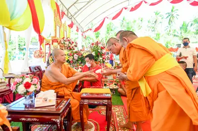 ประมวลภาพพิธีฉลองตราตั้ง–พัดยศ เจ้าคณะอำเภออัมพวา วัดจุฬามณี ปี ๒๕๖๖