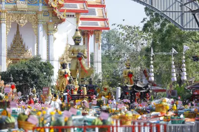 ประมวลภาพพิธีบวงสรวงใหญ่ท้าวเวสสุวรรณโณ ครั้งที่ ๔ วัดจุฬามณี ปี ๒๕๖๖