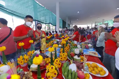 ประมวลภาพพิธีบวงสรวงใหญ่ท้าวเวสสุวรรณโณ ครั้งที่ ๔ วัดจุฬามณี ปี ๒๕๖๖