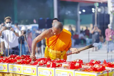 ประมวลภาพพิธีบวงสรวงใหญ่ท้าวเวสสุวรรณโณ ครั้งที่ ๔ วัดจุฬามณี ปี ๒๕๖๖