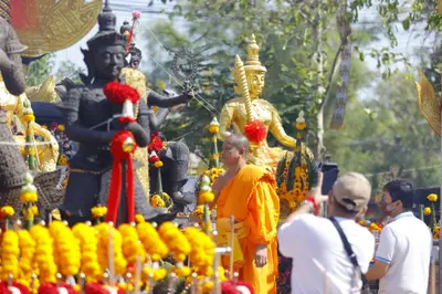 ประมวลภาพพิธีบวงสรวงใหญ่ท้าวเวสสุวรรณโณ ครั้งที่ ๔ วัดจุฬามณี ปี ๒๕๖๖