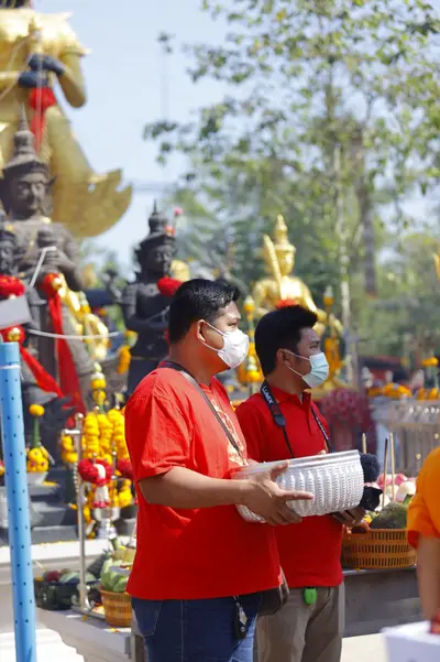 ประมวลภาพพิธีบวงสรวงใหญ่ท้าวเวสสุวรรณโณ ครั้งที่ ๔ วัดจุฬามณี ปี ๒๕๖๖