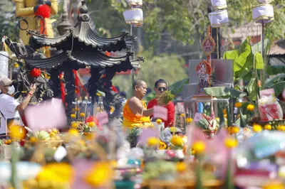 ประมวลภาพพิธีบวงสรวงใหญ่ท้าวเวสสุวรรณโณ ครั้งที่ ๔ วัดจุฬามณี ปี ๒๕๖๖