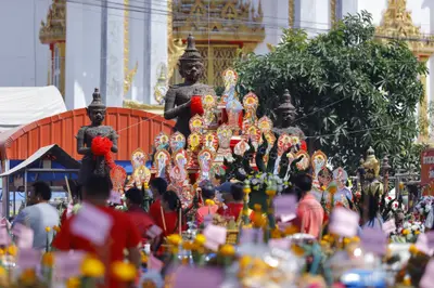 ประมวลภาพพิธีบวงสรวงใหญ่ท้าวเวสสุวรรณโณ ครั้งที่ ๔ วัดจุฬามณี ปี ๒๕๖๖