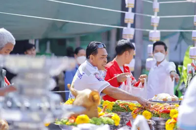 ประมวลภาพพิธีบวงสรวงใหญ่ท้าวเวสสุวรรณโณ ครั้งที่ ๔ วัดจุฬามณี ปี ๒๕๖๖