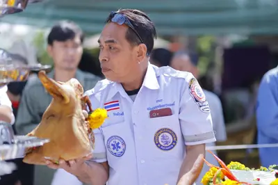 ประมวลภาพพิธีบวงสรวงใหญ่ท้าวเวสสุวรรณโณ ครั้งที่ ๔ วัดจุฬามณี ปี ๒๕๖๖