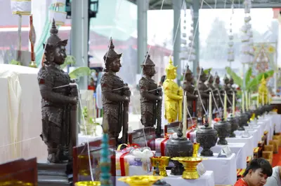 ประมวลภาพพิธีพุทธาภิเษกวัตถุมงคล รุ่นปู่ให้รวย วัดจุฬามณี ปี ๒๕๖๖