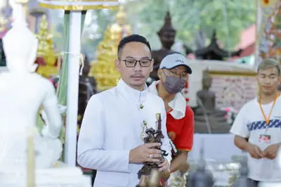 ประมวลภาพพิธีพุทธาภิเษกวัตถุมงคล รุ่นปู่ให้รวย วัดจุฬามณี ปี ๒๕๖๖
