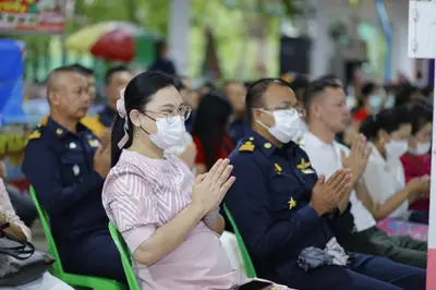 ประมวลภาพพิธีพุทธาภิเษกวัตถุมงคล รุ่นปู่ให้รวย วัดจุฬามณี ปี ๒๕๖๖