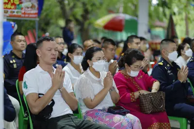 ประมวลภาพพิธีพุทธาภิเษกวัตถุมงคล รุ่นปู่ให้รวย วัดจุฬามณี ปี ๒๕๖๖