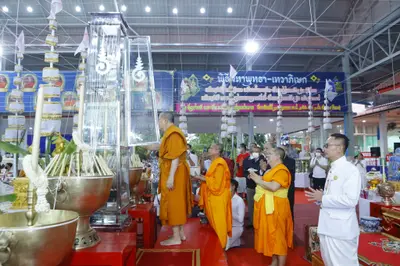ประมวลภาพพิธีพุทธาภิเษกวัตถุมงคล รุ่นปู่ให้รวย วัดจุฬามณี ปี ๒๕๖๖