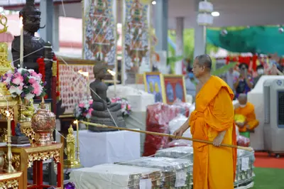 ประมวลภาพพิธีพุทธาภิเษกวัตถุมงคล รุ่นปู่ให้รวย วัดจุฬามณี ปี ๒๕๖๖