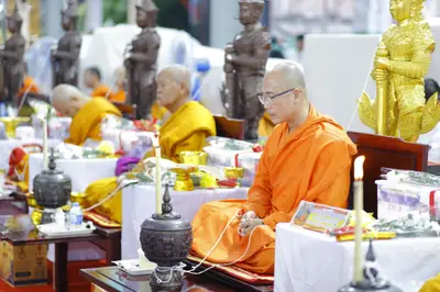 ประมวลภาพพิธีพุทธาภิเษกวัตถุมงคล รุ่นปู่ให้รวย วัดจุฬามณี ปี ๒๕๖๖