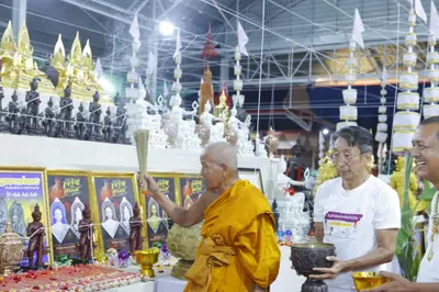 ประมวลภาพพิธีพุทธาภิเษกวัตถุมงคล รุ่นปู่ให้รวย วัดจุฬามณี ปี ๒๕๖๖
