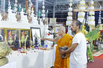 ประมวลภาพพิธีพุทธาภิเษกวัตถุมงคล รุ่นปู่ให้รวย วัดจุฬามณี ปี ๒๕๖๖