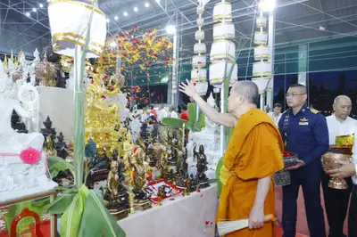 ประมวลภาพพิธีพุทธาภิเษกวัตถุมงคล รุ่นปู่ให้รวย วัดจุฬามณี ปี ๒๕๖๖