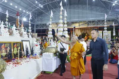 ประมวลภาพพิธีพุทธาภิเษกวัตถุมงคล รุ่นปู่ให้รวย วัดจุฬามณี ปี ๒๕๖๖