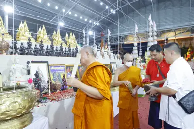 ประมวลภาพพิธีพุทธาภิเษกวัตถุมงคล รุ่นปู่ให้รวย วัดจุฬามณี ปี ๒๕๖๖