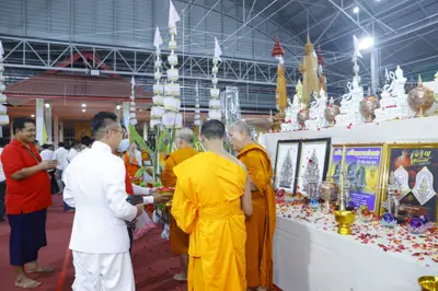 ประมวลภาพพิธีพุทธาภิเษกวัตถุมงคล รุ่นปู่ให้รวย วัดจุฬามณี ปี ๒๕๖๖