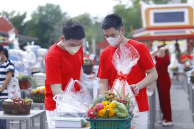 ประมวลภาพพิธีบวงสรวงสมโภช ครบ ๓๔ ปี วัดจุฬามณี ปี ๒๕๖๖