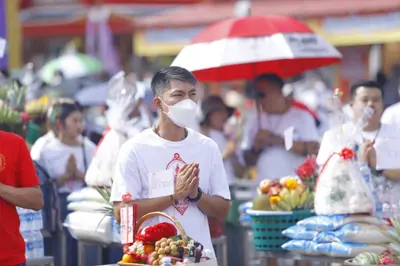 ประมวลภาพพิธีบวงสรวงสมโภช ครบ ๓๔ ปี วัดจุฬามณี ปี ๒๕๖๖