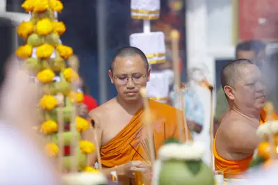 ประมวลภาพพิธีบวงสรวงสมโภช ครบ ๓๔ ปี วัดจุฬามณี ปี ๒๕๖๖