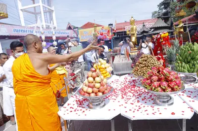 ประมวลภาพพิธีบวงสรวงสมโภช ครบ ๓๔ ปี วัดจุฬามณี ปี ๒๕๖๖