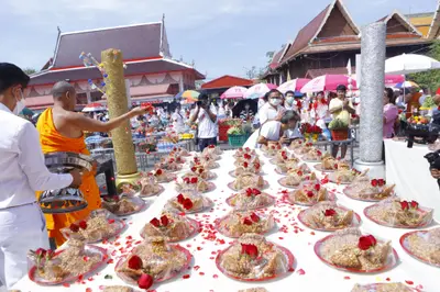 ประมวลภาพพิธีบวงสรวงสมโภช ครบ ๓๔ ปี วัดจุฬามณี ปี ๒๕๖๖