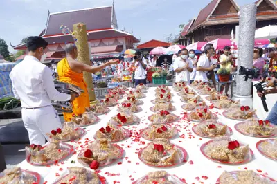 ประมวลภาพพิธีบวงสรวงสมโภช ครบ ๓๔ ปี วัดจุฬามณี ปี ๒๕๖๖