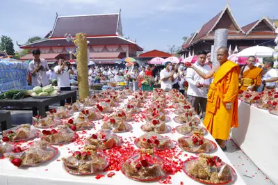 ประมวลภาพพิธีบวงสรวงสมโภช ครบ ๓๔ ปี วัดจุฬามณี ปี ๒๕๖๖