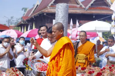 ประมวลภาพพิธีบวงสรวงสมโภช ครบ ๓๔ ปี วัดจุฬามณี ปี ๒๕๖๖