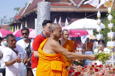 ประมวลภาพพิธีบวงสรวงสมโภช ครบ ๓๔ ปี วัดจุฬามณี ปี ๒๕๖๖