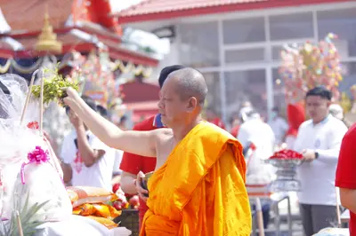 ประมวลภาพพิธีบวงสรวงสมโภช ครบ ๓๔ ปี วัดจุฬามณี ปี ๒๕๖๖