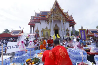 ประมวลภาพพิธีบวงสรวงสมโภช ครบ ๓๔ ปี วัดจุฬามณี ปี ๒๕๖๖