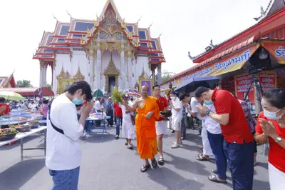 ประมวลภาพพิธีบวงสรวงสมโภช ครบ ๓๔ ปี วัดจุฬามณี ปี ๒๕๖๖
